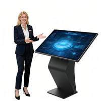 Kiosco Interactivo con Pantalla Táctil Horizontal de 32 43 49 55 65 Pulgadas, Sistema Digital LCD, Clasificación IP65, Gráficos Habilitados