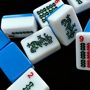Juego de Mahjong Tradicional Chino de 144 Piezas con Estuche de Plástico, Fichas de Tamaño Completo para Noche de Juegos en Familia, Gran Venta en EE. UU. y la UE - Product Image 3