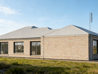 Villa préfabriquée moderne en structure d'acier galvanisé, maison écologique durable, assemblage rapide, gain de temps, installation facile, hôtel, appartement