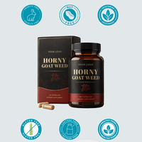 Capsules d'Herbe de Chèvre Cornée (Horny Goat Weed) en Marque Blanche OEM pour la Santé Masculine et la Promotion de la Santé Globale