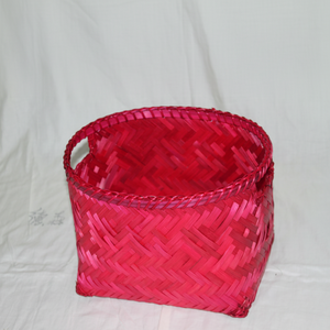 ตะกร้าไม้ไผ่สานสำหรับตกแต่งบ้านทรงสี่เหลี่ยมจากเวียดนาม - Product Image 1