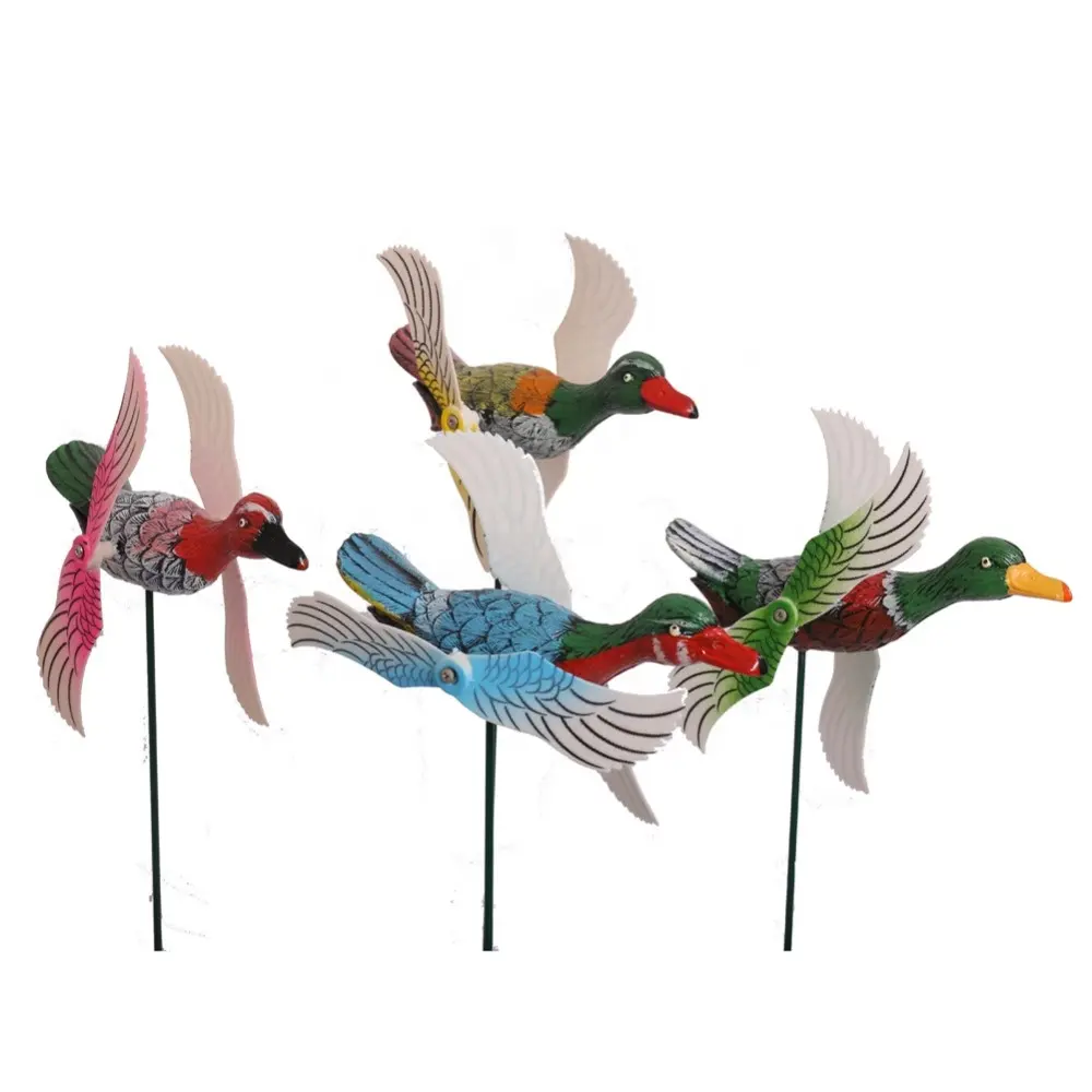 Osgoodway Cute Garden Wings Moving Duck Ornaments Plastic From China Manufacture