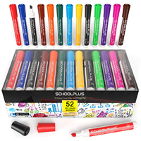 Marqueurs effaçables à sec pour tableau blanc à pointe fine et à pointe biseautée, 12 stylos pour tableau blanc en plastique assortis, emballage standard