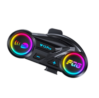 Casque Intercom Y13 Pro pour Moto, Intercom 500M pour Casque, 2 Motocyclistes avec Partage de Musique