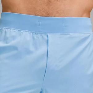 Pantalones Cortos Deportivos para Hombre, 120 g/m², Spandex/Poliéster, Satén, Transpirables, Ecológicos, con Cierre de Cordón, para Gimnasio y Tenis, Color Sólido - Product Image 4