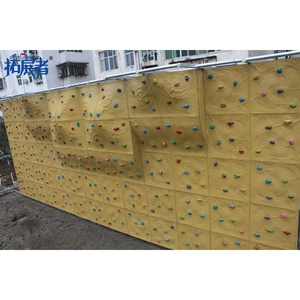 Mur d'escalade en fibre de verre d'extérieur à vendre, Mur d'escalade artificiel pour aire de jeux, campus scolaire, <span class=keywords><strong>centre</strong></span> de villégiature - Product Image 2