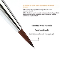 Nouvel ensemble de stylos métalliques pour nail art, idéal pour la manucure française et la thérapie au gel, avec poignées dégradées bleu-rose pour peindre des fleurs et dessiner des lignes
