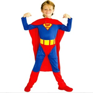 Disfraz de Superhéroe para Niños, Capa Azul y Roja, Mono, Cinturón, Botas, Disfraz Clásico de Héroe para Cosplay, Fiesta, Juego de Roles - Product Image 3