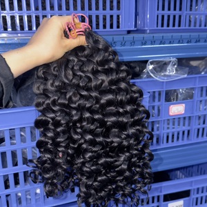 Hot Sale Crochet Hair Bundles <strong>Weaves</strong> 18-26 Inch Feathered Tip Crochet Human Hair Extensions for <strong>Quick</strong> <strong>Braids</strong> Natural Black - Product Image 6