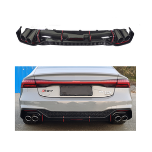 Labio de parachoques trasero más <span class=keywords><strong>barato</strong></span> para <span class=keywords><strong>Audi</strong></span> A7 C8 Upgrade <span class=keywords><strong>Audi</strong></span> RS7 Style <span class=keywords><strong>Audi</strong></span> A7 C8 Difusor 2019-2022 - Product Image 1