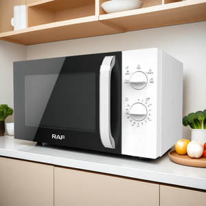 <span class=keywords><strong>Four</strong></span> à <span class=keywords><strong>micro</strong></span>-ondes RAF 23L, prise EU, plateau tournant, fenêtre de visualisation, commande mécanique facile, appareil de cuisine pour la maison et le bureau - Product Image 1