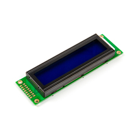 Componente Electrónico KUONGSHUN, Pantalla LCD de 20x2 Caracteres, Módulo de Pantalla LCD2002 con Retroiluminación Azul/Verde Amarillo, 5V, MOQ100