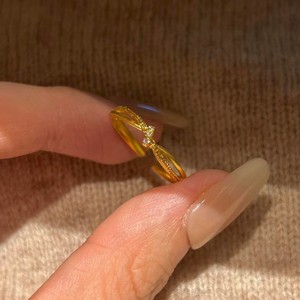 Exquisite Gold Color Finger Rings for Women Fashion Design Opening Ring Daily Jewelry Accessories - Product Image 1