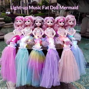 Jouet intelligent pour enfants de 4 à 6 ans, sirène musicale articulée en caoutchouc de 45 cm, chantante, racontant <span class=keywords><strong>des</strong></span> histoires, unisexe, personnage de conteuse - Product Image 2