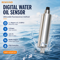 Sensor de Fluorescencia UV para Detección de Aceite en Agua, Salida RS485 4-20mA, Detector de Contenido de Aceite en Agua en Línea para Agua de Circulación Industrial