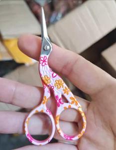 Exquisite Vintage Cross-Stitch Handmade <strong>Mini</strong> <strong>Scissors</strong> Crane-Shaped <strong>Scissors</strong> In Multiple Colors - Product Image 5