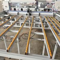 Scie à panneaux horizontale automatique QIANGNAI, machine à travailler le bois CNC, moteur 7,5 kW, 380 V, cœur PLC, longueur 1600 mm, facile à utiliser, découpe