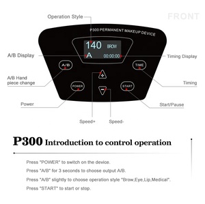 BIOMASER Dermografo Machine à maquillage numérique permanente <span class=keywords><strong>Dermographe</strong></span> <span class=keywords><strong>professionnel</strong></span> Black Pearl P300 - Product Image 4