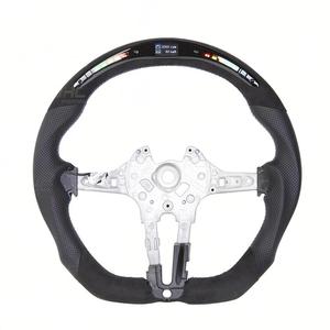 Volante LED de Carbono para <span class=keywords><strong>BMW</strong></span> <span class=keywords><strong>X4</strong></span> X5 X6 M2 M3 M4 F20 F30 F35, Descuento Directo de Fábrica en Stock - Product Image 5