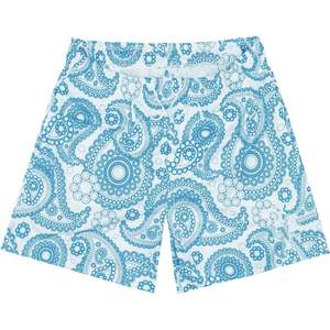 Pantalones Cortos Personalizados para Hombre con Estampado Paisley, Cintura con Cordón Ajustable, Estilo Deportivo Casual Urbano Y2K, Transpirables y Cómodos - Product Image 3