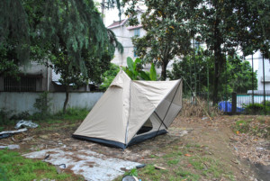Carpa <span class=keywords><strong>tipi</strong></span> para 4 personas resistente al agua grande de color caqui, instalación instantánea de doble capa para acampar en familia, estilo <span class=keywords><strong>Tipi</strong></span> - Product Image 3
