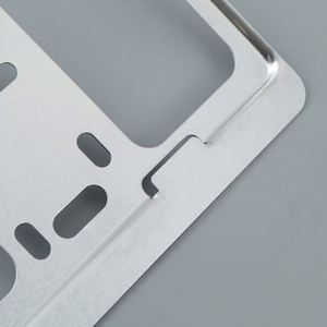 Cadre de plaque d'immatriculation en alliage d'aluminium avec vis antivol, support de plaque d'immatriculation intégral pour voiture personnalisée - Product Image 3