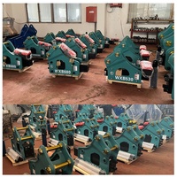 Mini-excavatrice WEIXIANG SB40 avec brise-roche hydraulique et marteau lourd pour projets de construction
