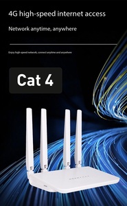 Routeur SIM 4G LTE débloqué haute vitesse avec port Cat4 150 Mbps, réseau sans fil Wi-Fi et emplacement pour carte SIM, 4 antennes, routeur SIM 4G - Product Image 6
