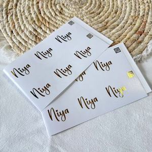 Etiquetas Adhesivas Redondas de PVC Impermeables con Logotipo en Dorado para Embalaje - Product Image 2