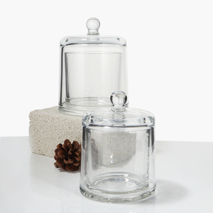 Bocaux à bougies en verre transparent en forme de <span class=keywords><strong>cloche</strong></span> de 10 oz (300 ml) avec couvercles en verre en forme de dôme, luxe - Product Image 4