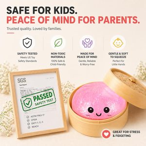 Wholesale Mystery Dumplings Cute Steamed Bun <b>Squishy</b> Soft Squeeze Stress Anxiety Relief Fidget Toy for Girls Kids Adults - Product Image 4