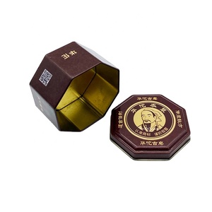 Hộp Kim Loại Đóng Gói Xà Phòng Cổ Xưa Họa Tiết Thiết Kế Mới Gia Dụng Hộp Đựng Trà Hộp Hình Bát Giác Hộp Thiếc Logo Kích Thước Tùy Chỉnh - Product Image 2