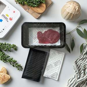 Meilleur prix d'usine, qualité export, tampons absorbants non tissés écologiques pour viande et fruits, emballage alimentaire domestique imprimé - Product Image 1