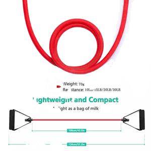 Cuerda de tracción Banda de resistencia elástica Fitness Yoga Banda elástica de goma Cuerda de ejercicio Dilatador Estiramiento Entrenamiento Cuerda recta <span class=keywords><strong>Tensio</strong></span> - Product Image 4