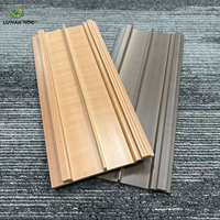 Panneaux de revêtement en PVC ASA avec co-extrusion pour l'extérieur Panneau extérieur Installation facile Matériau de construction Bardage en Wpc