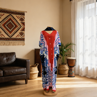 Nouvelle robe élégante pour femmes musulmanes africaines, imprimé décontracté ample et tendance, taille plus