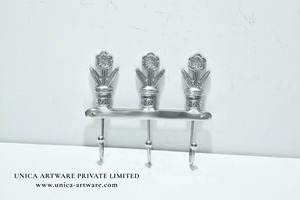 Eco Friendly Metal <b>Wall</b> Mounted 3 Hook Type <b>Key</b> Holder <b>Rack</b> with Space Saving Design <b>for</b> Home Entryway Decor Available <b>For</b> Sale - Product Image 3