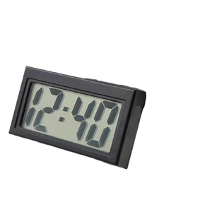 Nhỏ kỹ thuật số <span class=keywords><strong>LCD</strong></span> đồng hồ ngày hiển thị hiện đại mini ô tô Bảng điều khiển Air Vent cho nightstand Pocket Car Truck Máy tính để bàn - Product Image 1