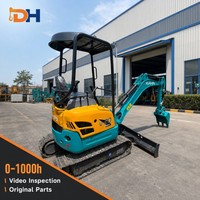 Mini-excavatrice Kubota U20 de marque japonaise, 2 tonnes, avec moteur Kubota d'origine