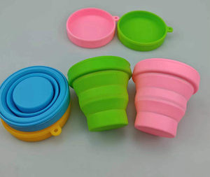Gobelet télescopique d'extérieur pour bain de bouche, portable, résistant aux hautes températures, en silicone pliable, anti-fuite, sans BPA, pour le sport - Product Image 4