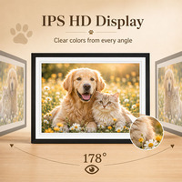 Marco de Fotos Digital Inteligente Wi-Fi R&E de 10.1 Pulgadas, Pantalla IPS 1280x800, Compartir por Aplicación Wi-Fi, Reproductor Electrónico de Música y Video, Álbum