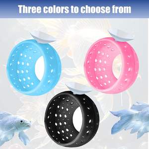 Túnel para Peces <span class=keywords><strong>Betta</strong></span> <span class=keywords><strong>con</strong></span> Ventosas - Decoración Segura y Cómoda para Peces Pequeños, Camarones y Guppies - Product Image 4