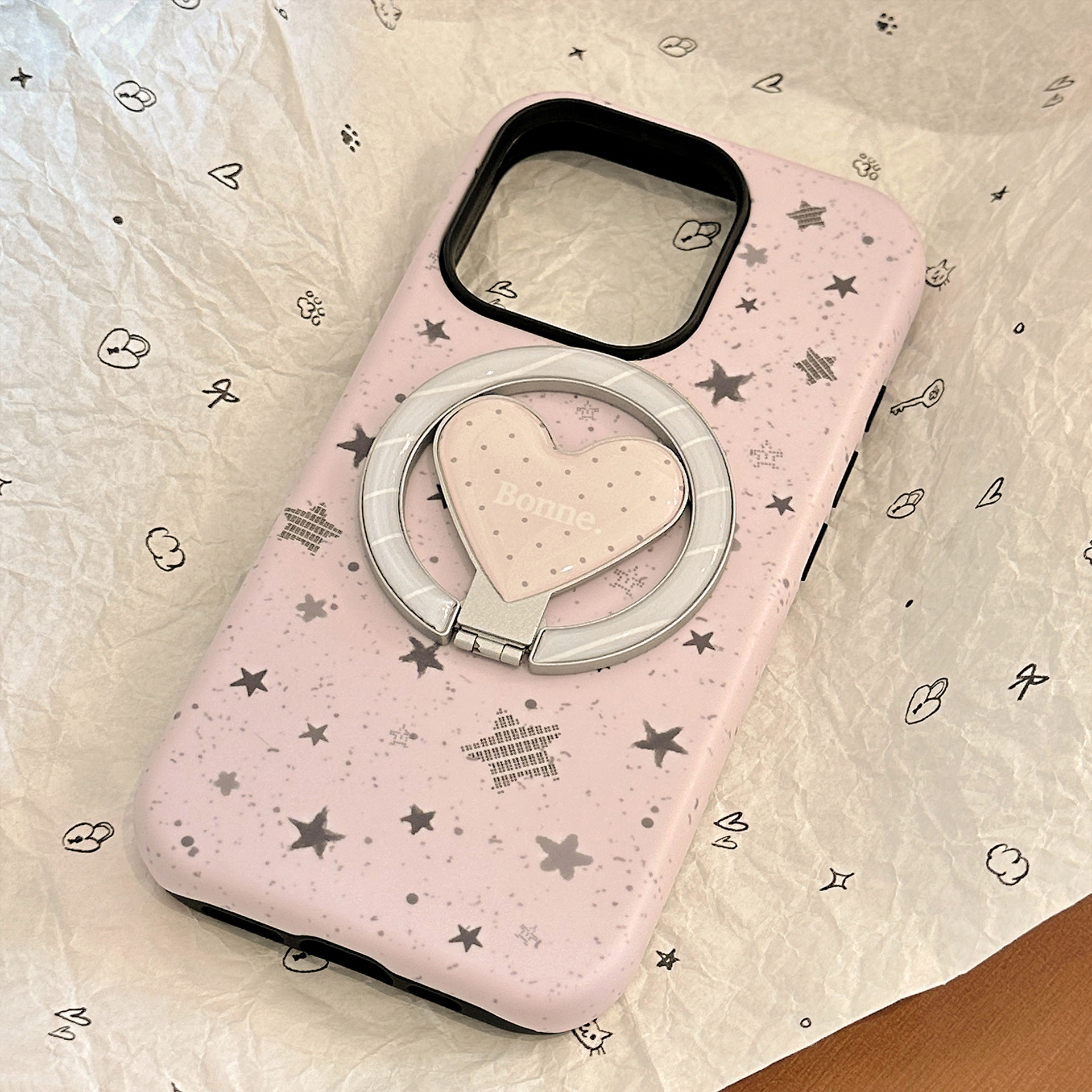 Heart-shaped Magnetic Phone Holder
