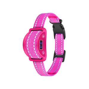 Rechargeable Bark Stopper For Cats Watermelon <b>Red</b> Adjustable Electronic Training Device Multi Function PC 558V ABS <b>Material</b> - Product Image 1