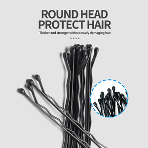 Vente en gros LISI – Pinces à cheveux en métal noir, style européen et américain, durables, imperméables, <span class=keywords><strong>pour</strong></span> franges et fixation <span class=keywords><strong>de</strong></span> la tête, <span class=keywords><strong>accessoires</strong></span> capillaires en forme <span class=keywords><strong>de</strong></span> U - Product Image 5