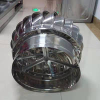 Ventilateur de toit Whirlybird sans moteur pour machines industrielles, turbine à air en acier inoxydable, extracteur d'air, ventilation