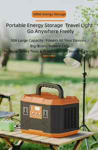 1200W Portable Power Station Large Capacity <b>Solar</b> <b>Generator</b> With Jump for Outdoor Camping Emergency Backup XRN-500 Power Station - Product Image 2