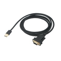 Kabel konsol Chip FTDI FT232RL sangat kompatibel PVC dilapisi USB ke RS232 DB9 Serial konverter untuk printer pemindai komputer