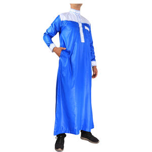 نوعية جيدة قطر كورتا العربية مسلم الإسلام الملابس مجموعة رجل Jubba الثوب بلوزات وسراويل الرجال OEM خدمة طويلة الأكمام الكبار - Product Image 6