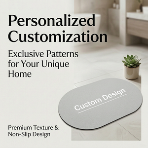 <span class=keywords><strong>Tapis</strong></span> <span class=keywords><strong>de</strong></span> bain en diatomite personnalisable, <span class=keywords><strong>antidérapant</strong></span>, à séchage instantané, absorbant, avec design couleur et logo <span class=keywords><strong>pour</strong></span> salle <span class=keywords><strong>de</strong></span> bain - Product Image 1